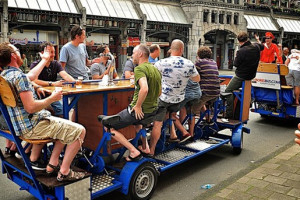 Geen bierfietsen in Amsterdam West